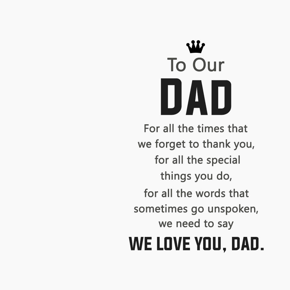 4 Names-Personalised 4 Children's Name Keychain-To My Dad-Gift Box Gift Card Set-Jessemade AU