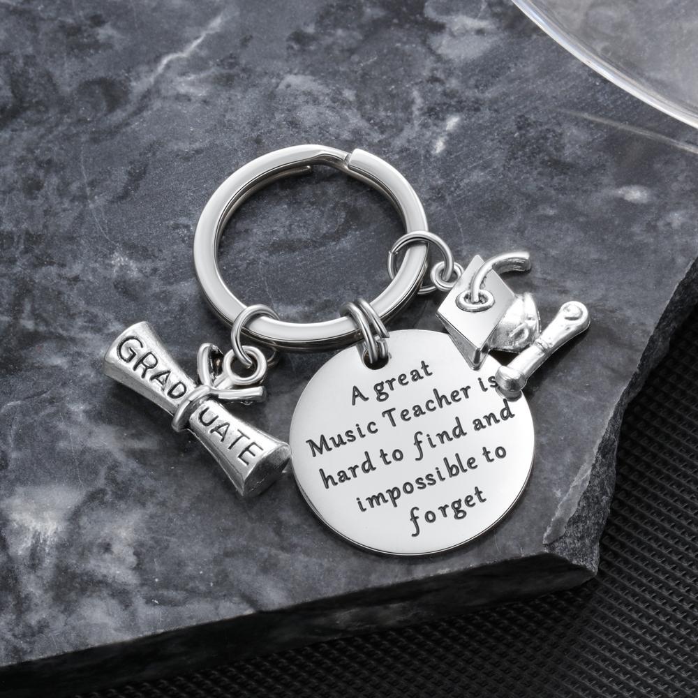 Graduation Keychain Personalised with Engraving Charms-Jessemade AU