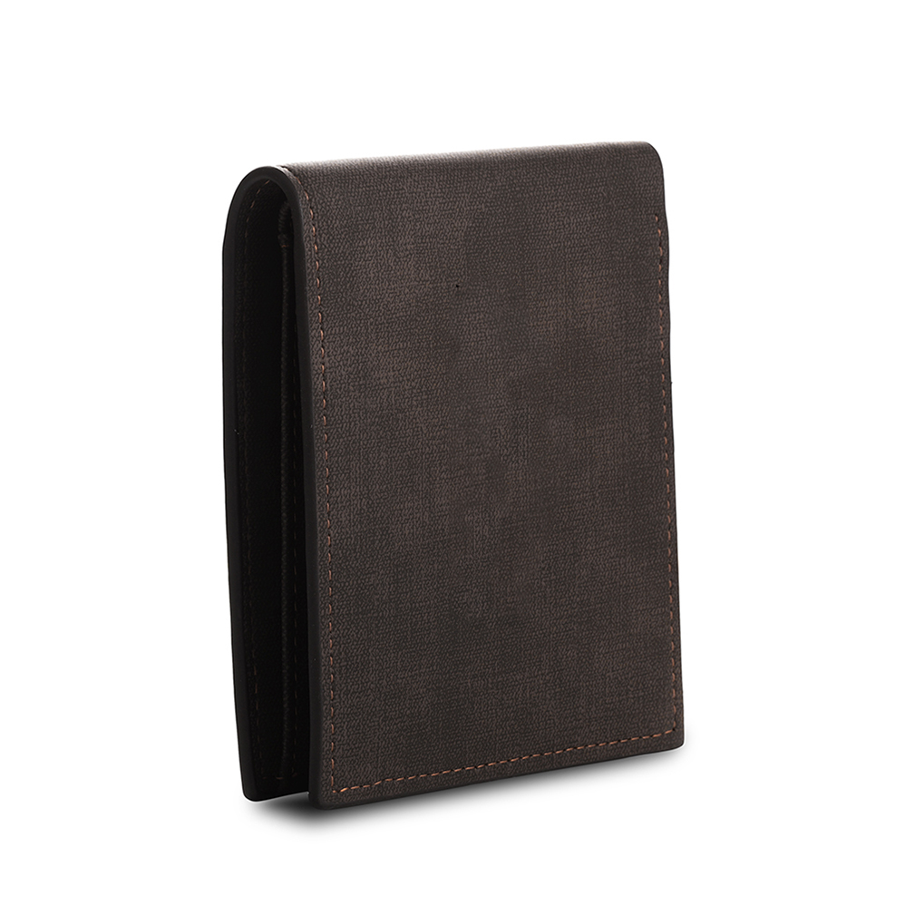 Personalised Name & Photo Billfold Wallet Custom Men's Leather Wallet Gifts for Him Dark Brown-Jessemade AU