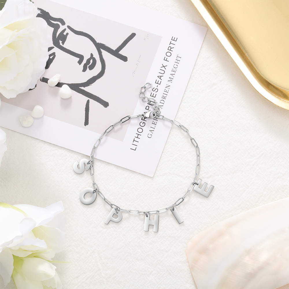 Personalised 8 Letters Bracelet-Jessemade AU