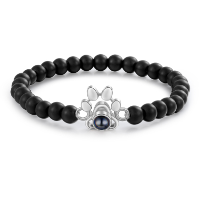 Personalised Dog Paw Projection Bracelet Customised Photo Bracelet Creative Gift for Her-Jessemade AU