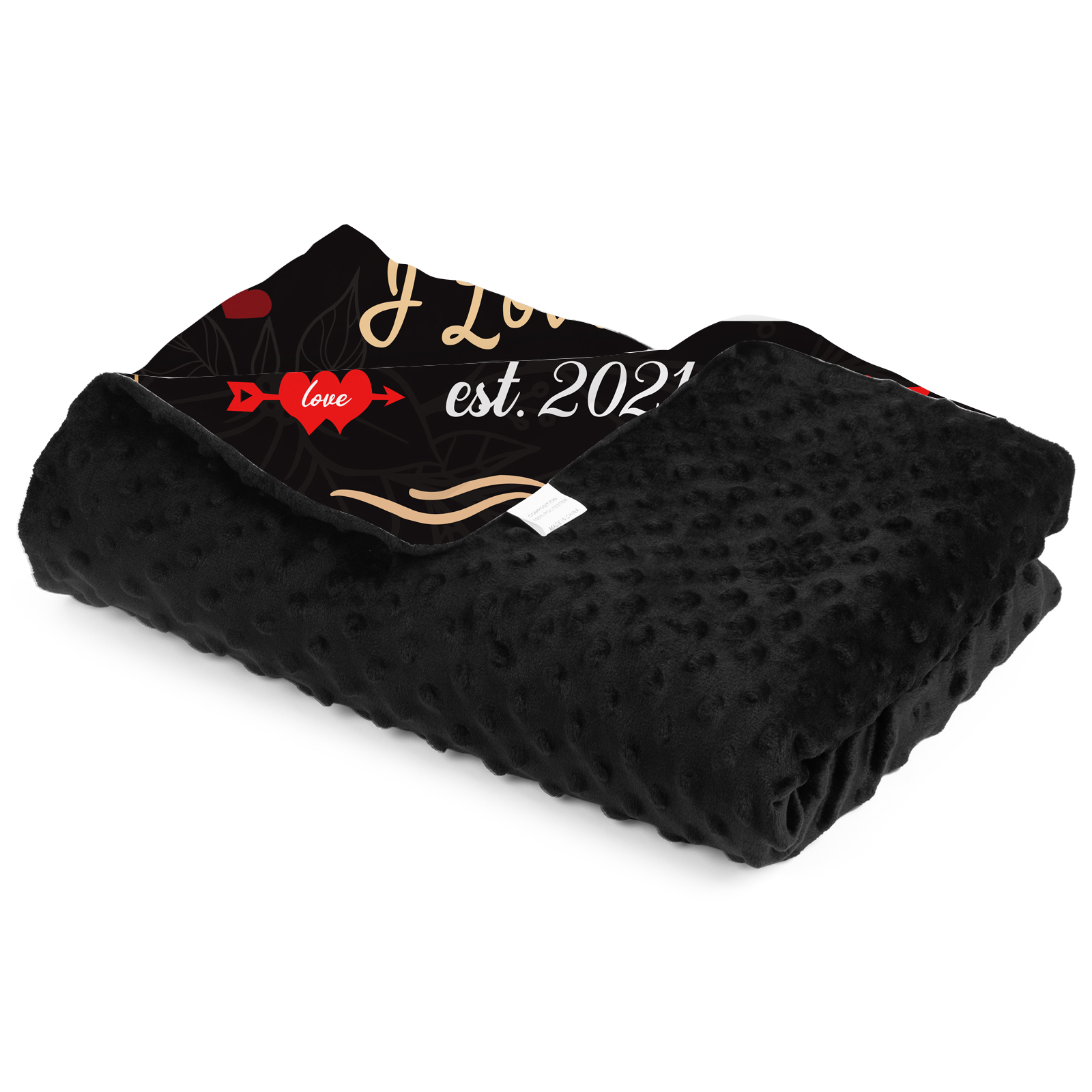 Personalised Couple Blanket Engrave Photo Sweet Gift For Her Him-Jessemade AU