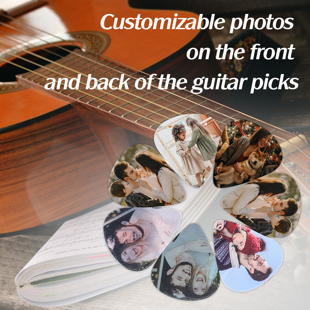 1pcs Personalised Wooden Guitar Pick-Jessemade AU