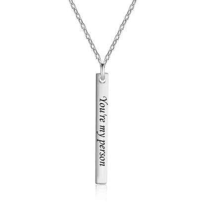 You are my person DIY Necklace Engraved  Letter Personalised Gift-Jessemade AU
