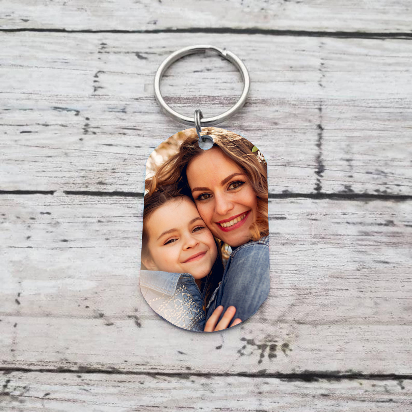Personalised Mother Photo Keychain I Love You Mum Keyring-Jessemade AU