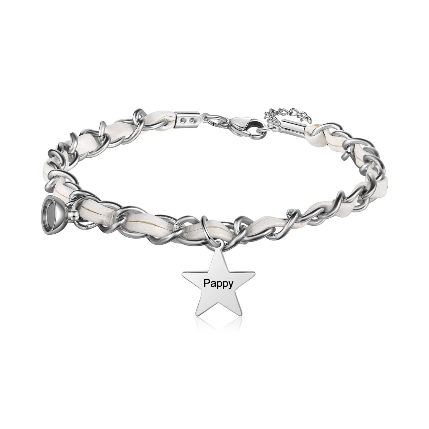 Personalised 2 Names Couple Bracelet Set Adjustable Bracelet Star Gift for Couples-Jessemade AU