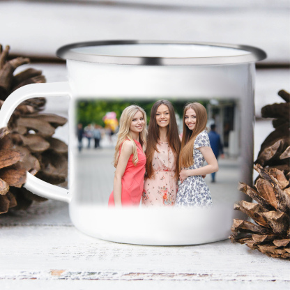 To My Sister Photo Mugs Enamel Sunflowers Cup Personalised Gifts for Sisters - You Will Always Have Me And I Will Always Have You-Jessemade AU