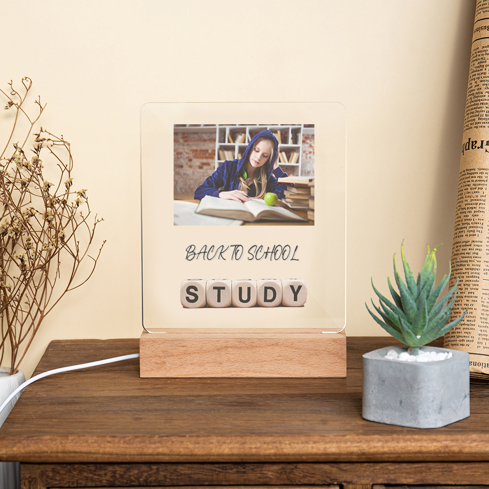 Back To School-Personalised Photo Night Light-Jessemade AU