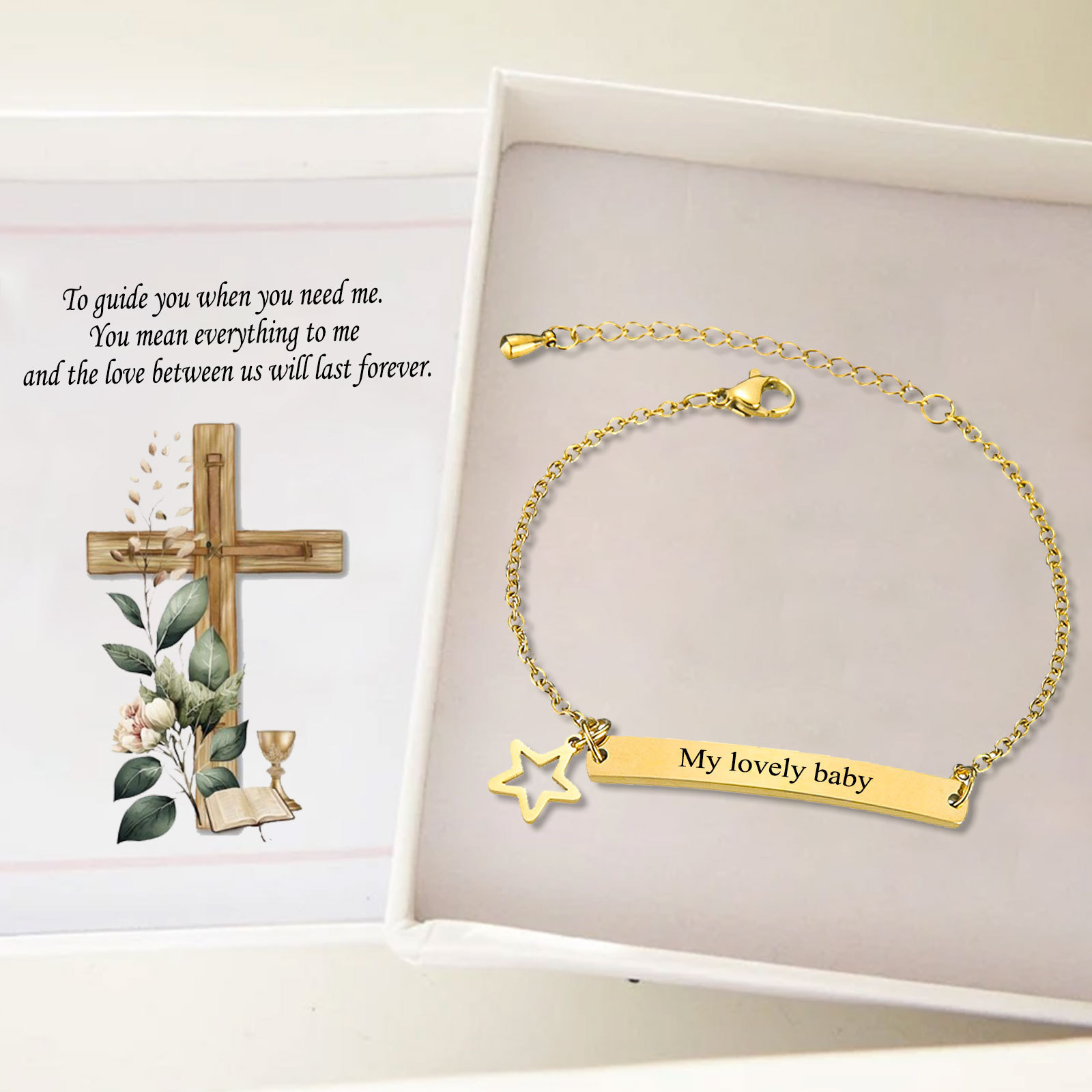 Personalised Text Bracelet Custom Names Bracelet Star Bracelet Love Gifts For Her-Jessemade AU