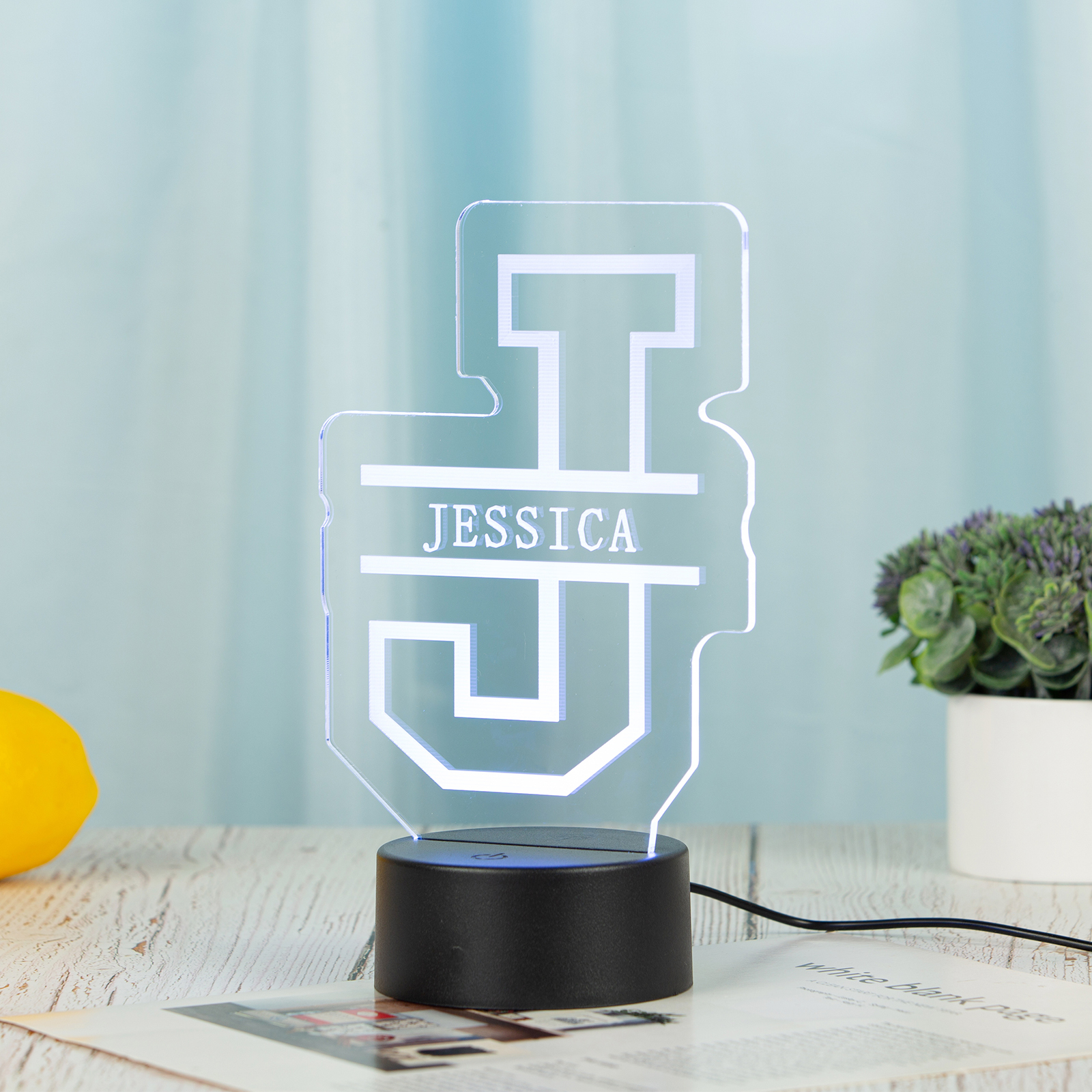Personalised Big letter Night Light-Jessemade AU