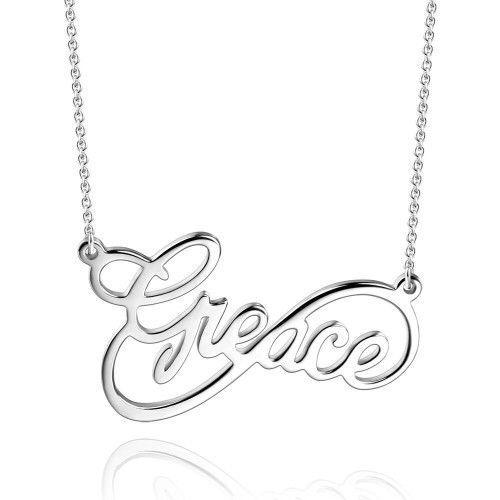 Personalised Necklace Custom 1 Name Necklace Gift For Women-Jessemade AU