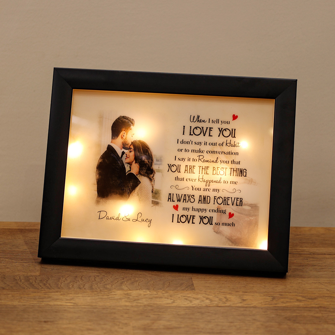 Valentine's Day Gift Personalised Photo Frame Couple Love Gifts For Her Him "YOU ARE THE BEST THING"-Jessemade AU