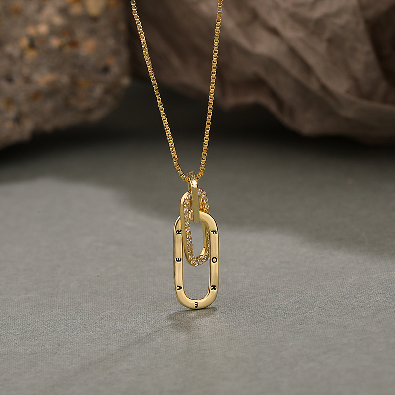 925 Sterling Silver Jessemade Forever Linked Together Necklace Best Gift For Her-Jessemade AU