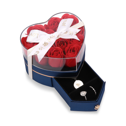 Rose Exquisite Jewelry Box Storage Box Valentine's Day Gift Packaging Box-Jessemade AU