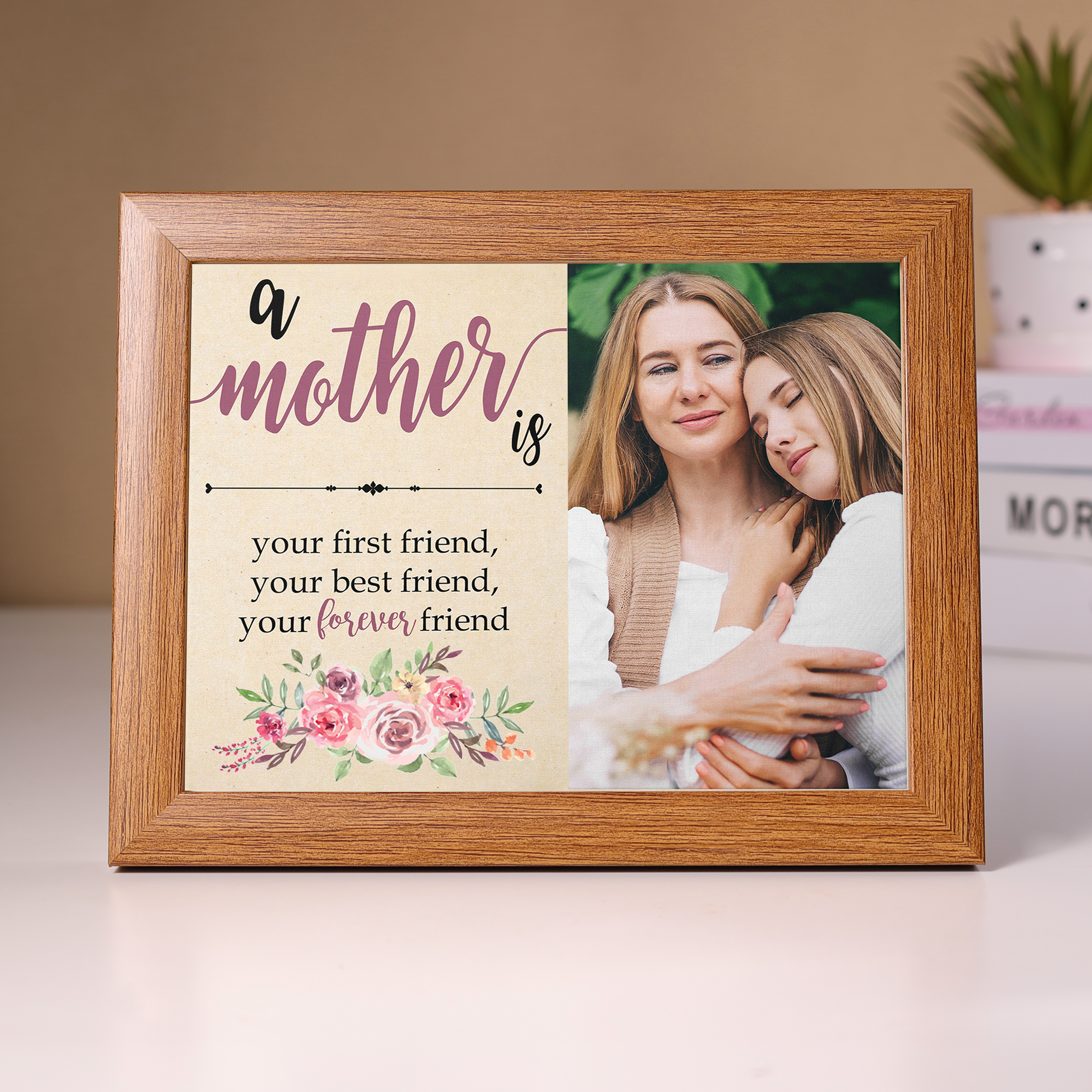 Personalised Mother Photo Frame With Light Gifts For Mother-Jessemade AU