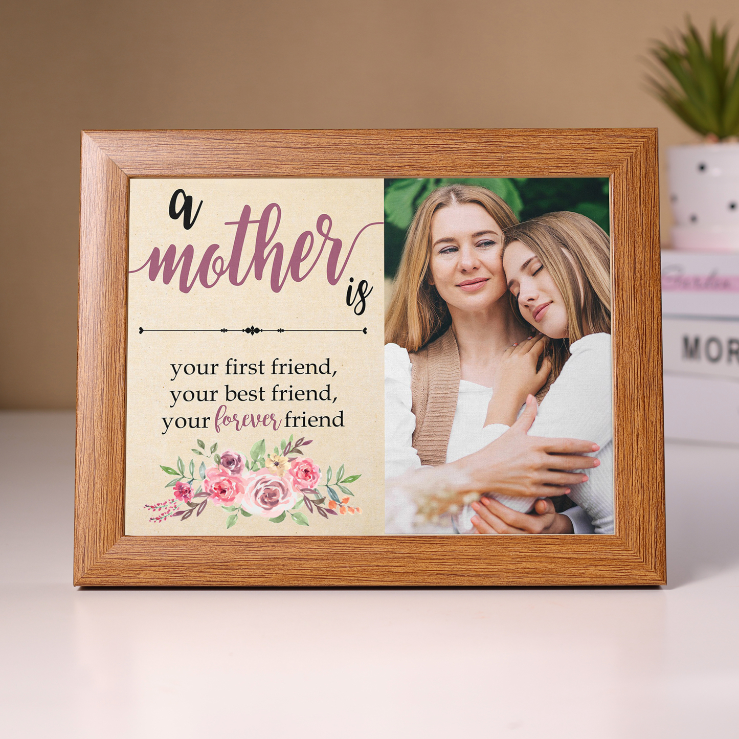 Personalised Mother Photo Frame With Light Gifts For Mother-Jessemade AU