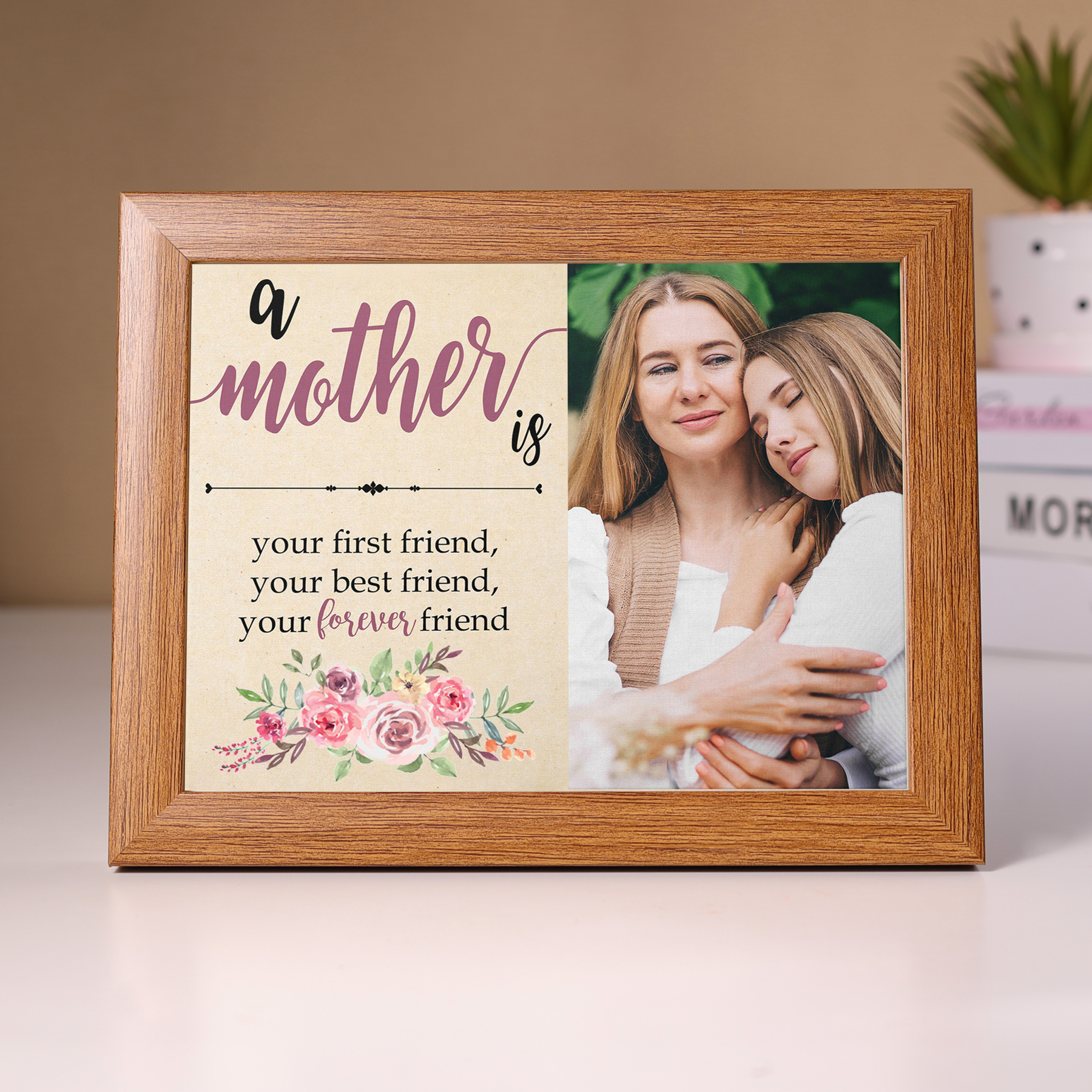 Personalised Mother Photo Frame With Light Gifts For Mother-Jessemade AU