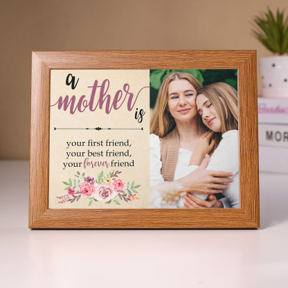 Personalised Mother Photo Frame With Light Gifts For Mother-Jessemade AU