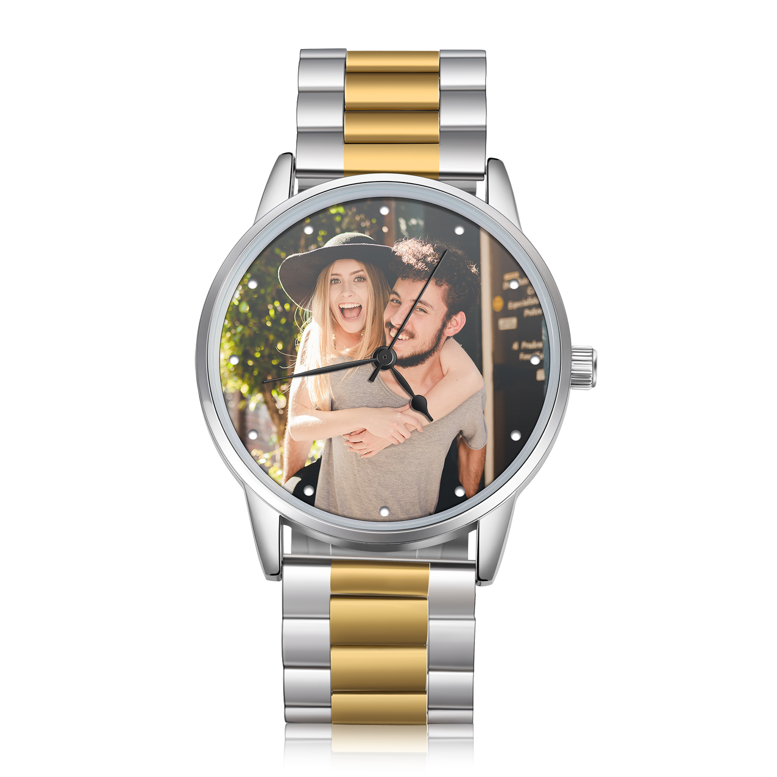 gift Photo Watch - Personalised Engraved Watch Bracelet For Him-Jessemade AU