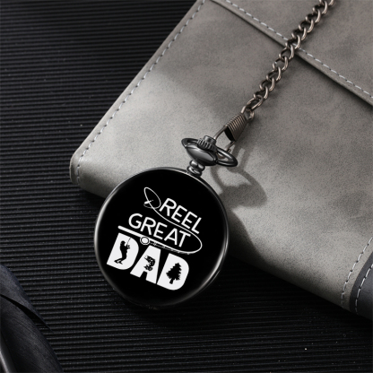 Personalised Pocket Watch Custom Names Gifts For Him-Jessemade AU