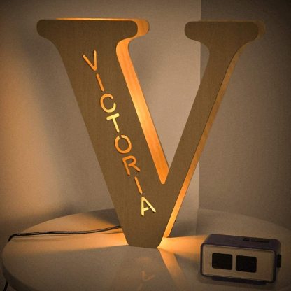 Personalised Name Letter Light S~Z 19/29CM-Jessemade AU