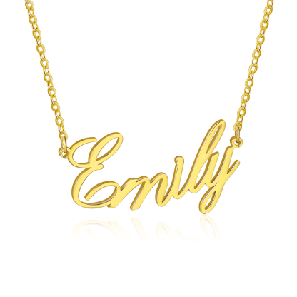 Personalised Necklace Custom 1 Name Necklace Gift For Women-Jessemade AU