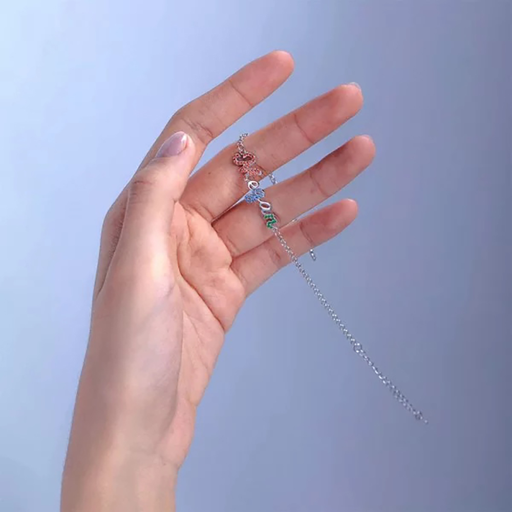 Personalised Bracelet Custom 1 Name Bracelet Gift For Women-Jessemade AU