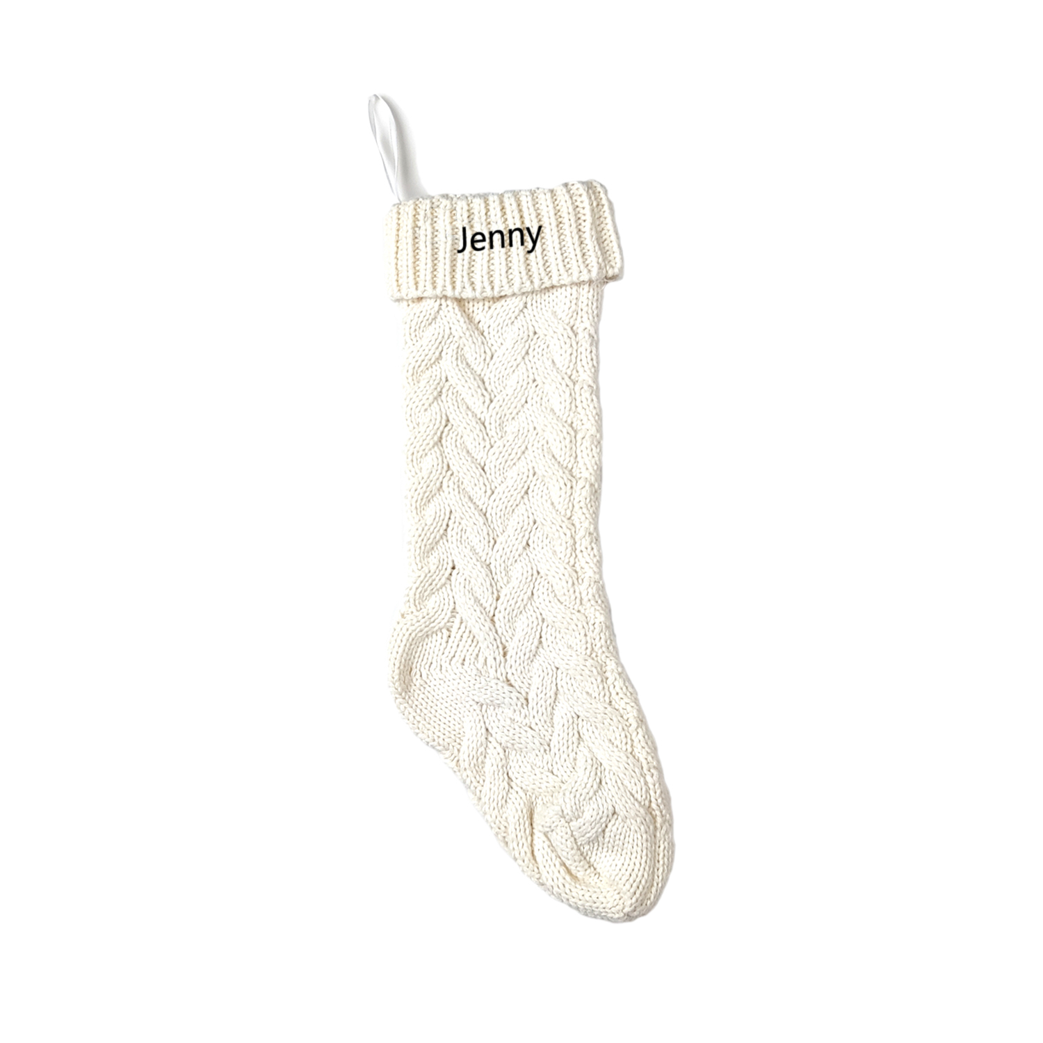 Christmas Needlepoint Stockings Personalised Name Knitting Stockings Decoration-Jessemade AU