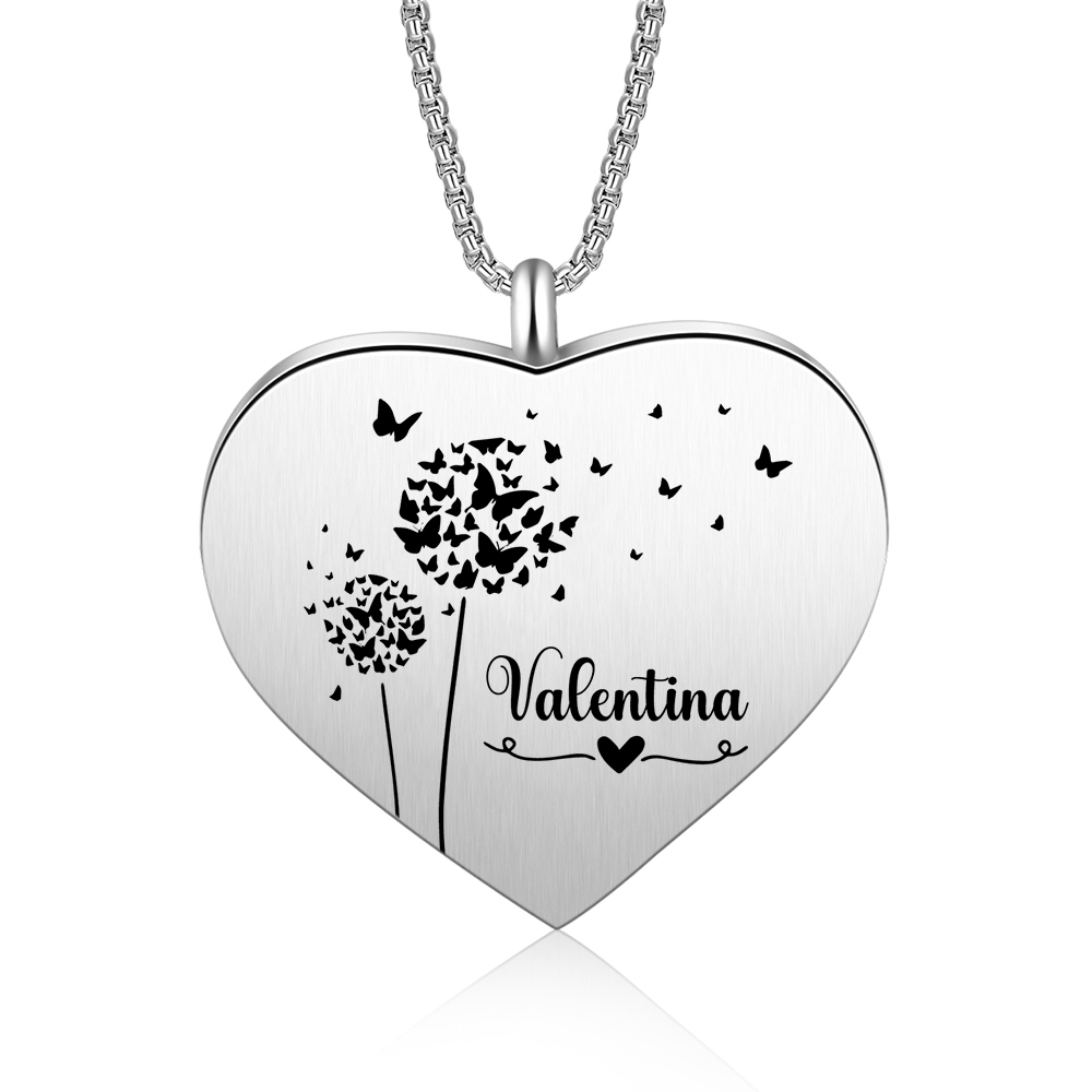 Personalised Graduation Necklace Custom Name & Photo Heart Pendant Necklace Gift for Her-Jessemade AU