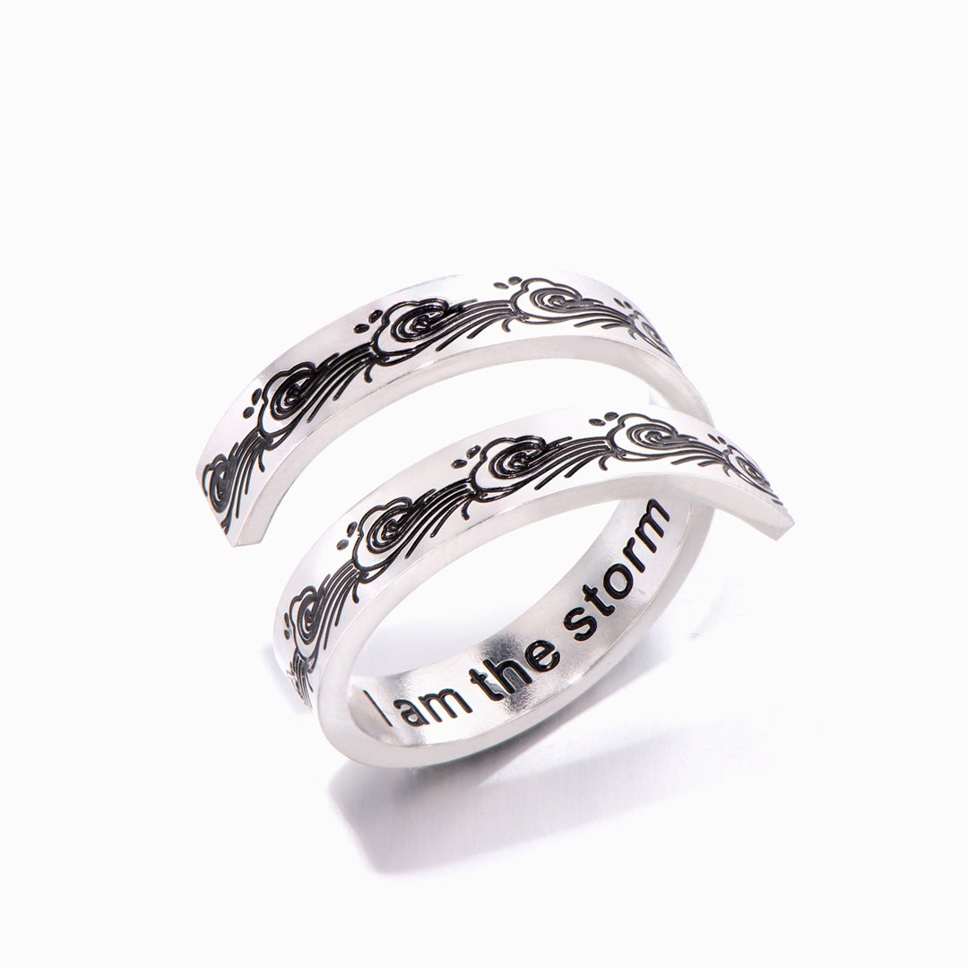 Keep Going, One Day You Will Reach Your Destination, Spiral Ring Adjustable Ring Gifts For Her-Jessemade AU