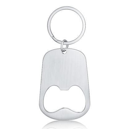 Custom Photo Keychain Personalised Bottle Opener Photo Engraved Gift for Father-Jessemade AU