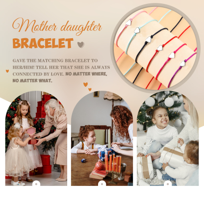 Women Bracelet Dainty Teen Heart Bracelet Back To School Adjustable Bracelet for Girls-Jessemade AU