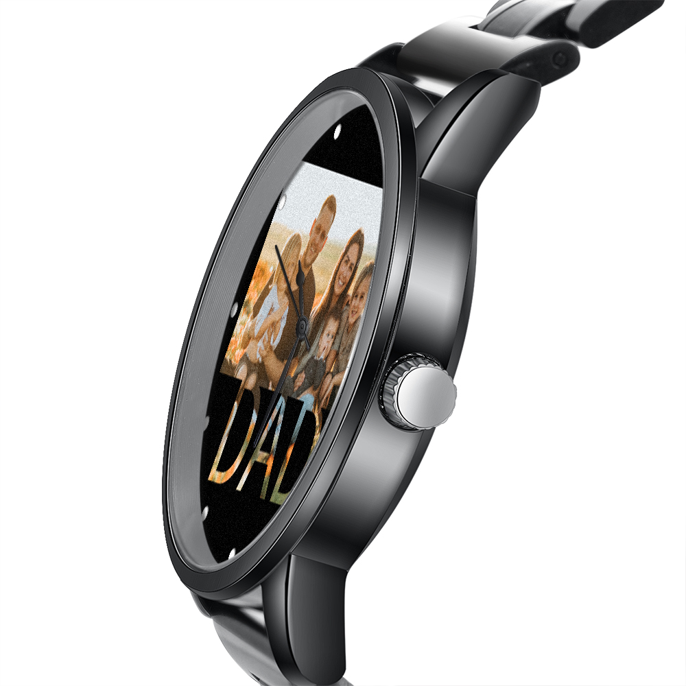 Personalised Photo Watch Custom 1 Photos Mechanical Watch Gifts for Him-Jessemade AU