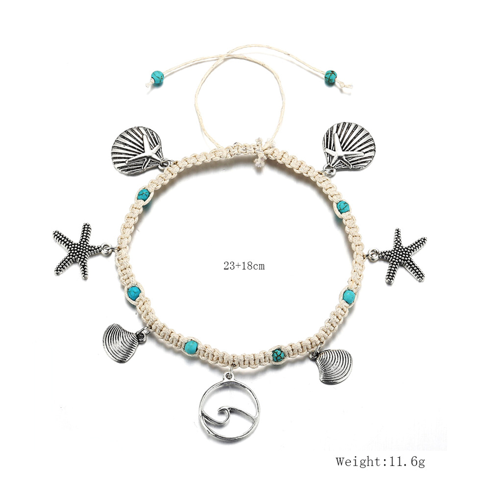 Bohemia braided Anklet Summer Beach Accessories