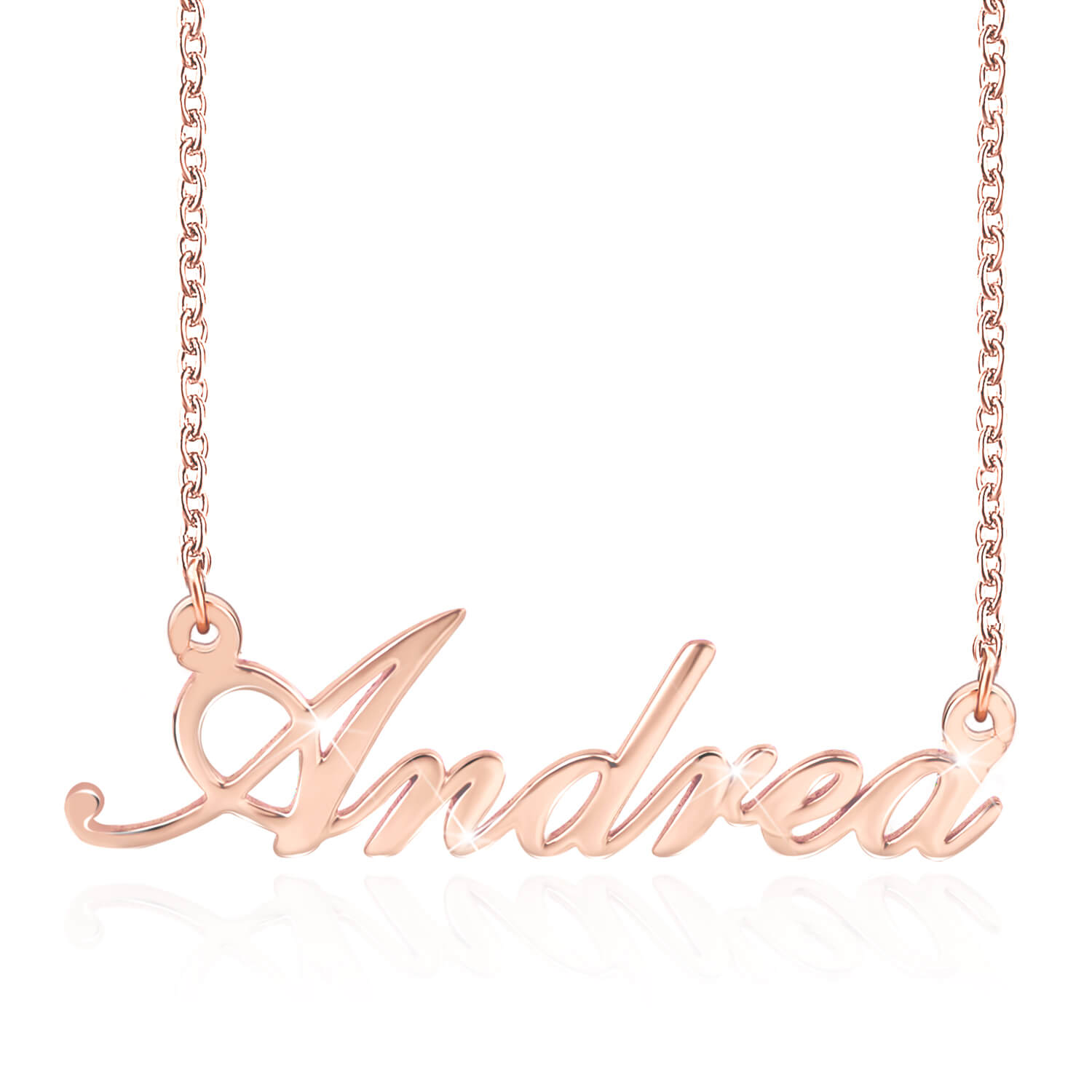 Personalised Necklace Custom 1 Name Necklace Gift For Women-Jessemade AU