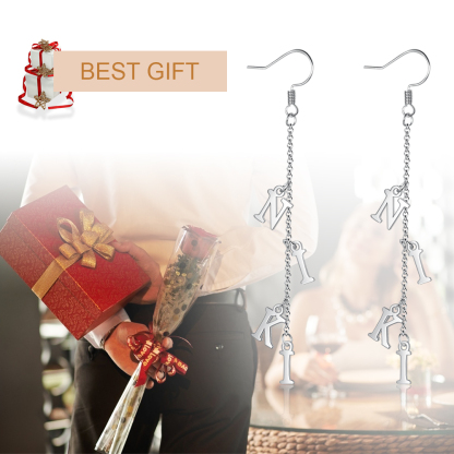 Personalised Name Letter Earring for Her-Jessemade AU