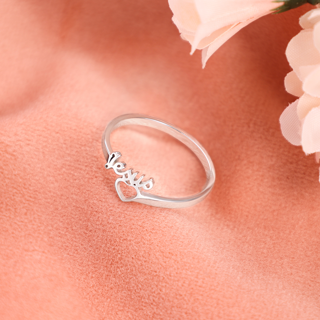 Personalised Family Name Ring Custom 1 Name Best Gift For Women-Jessemade AU
