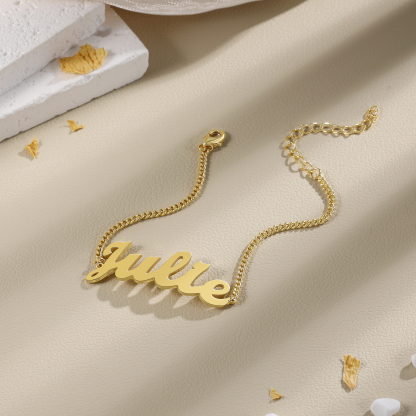 Personalised Name Bracelets Custom Names Couple Bracelets-Jessemade AU