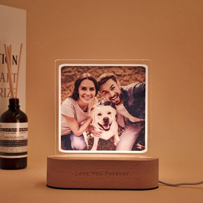 Photo Night Light Personalised 3D Illusion Lamp Gift for Family-Jessemade AU