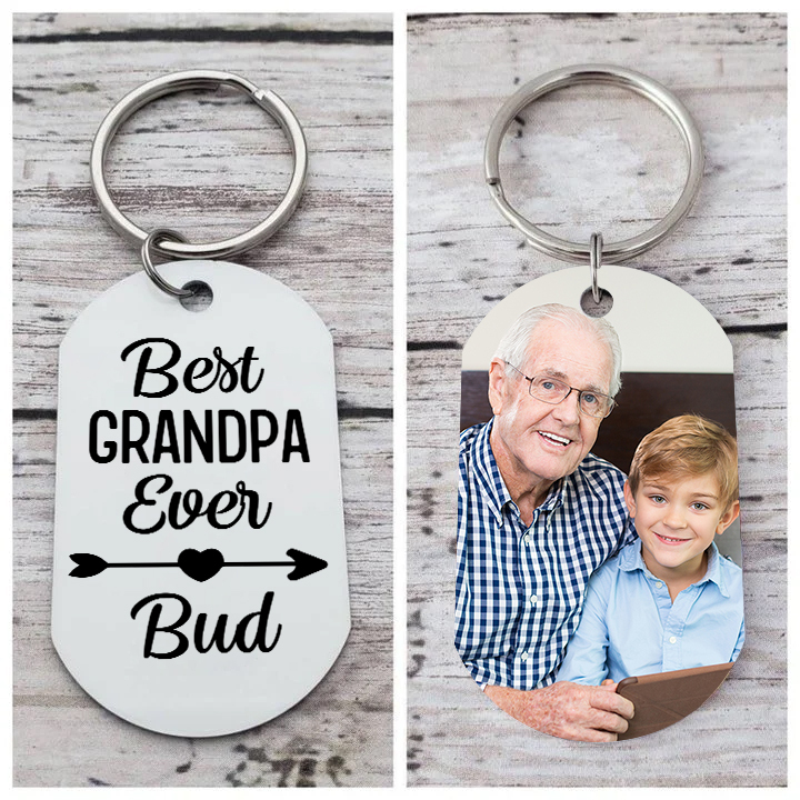 Personalised Photo and Name Keychain for Nana "Best Nana Ever" Grandparents' Day Gift-Jessemade AU
