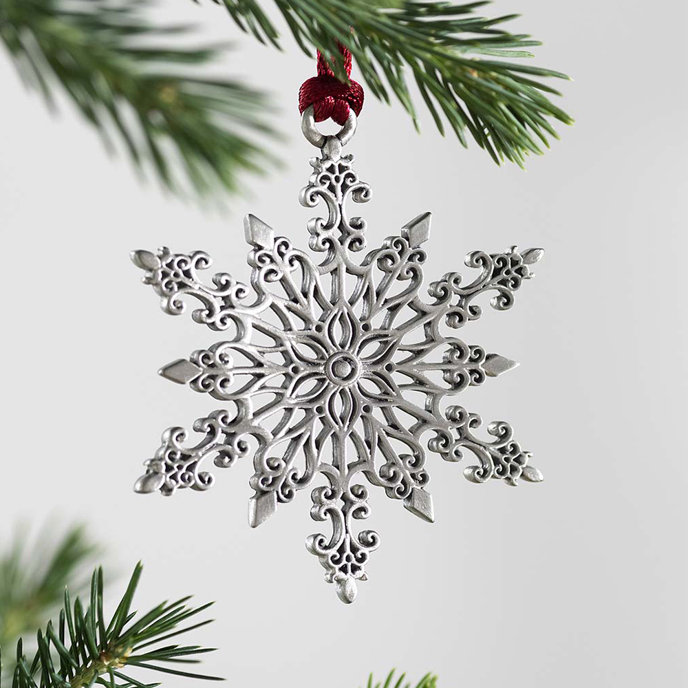 Solid Pewter Christmas Tree Ornament Gifts for Family-Jessemade AU