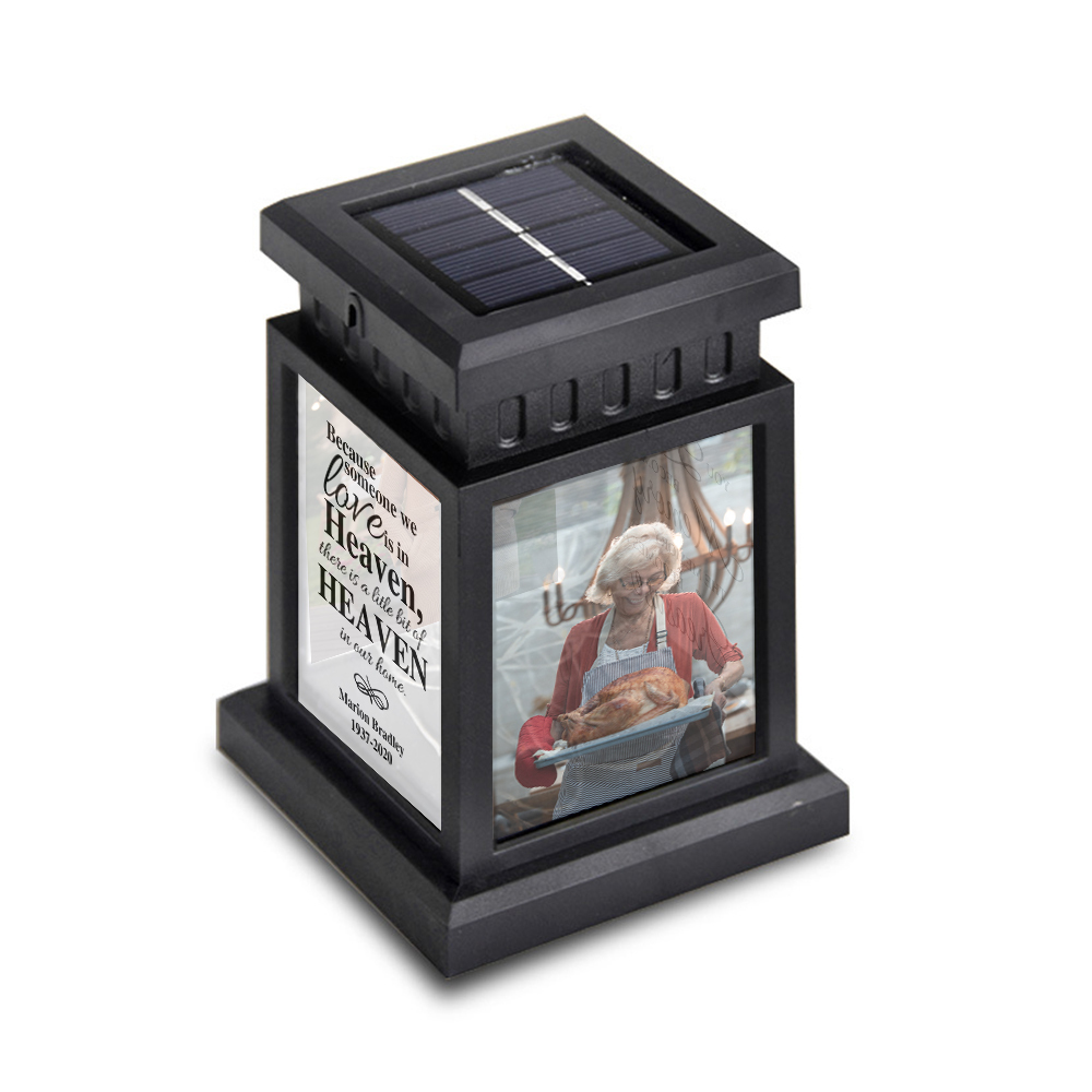 Personalised Photo Lantern Lamp Memorial Led Light Sympathy gift-Jessemade AU