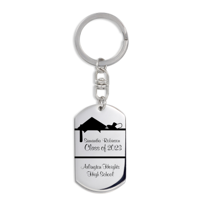 Personalised Photo Keychain Graduation Keyring-Jessemade AU