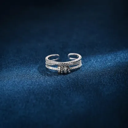 For Daughter-Spinning Bead Fidget Ring