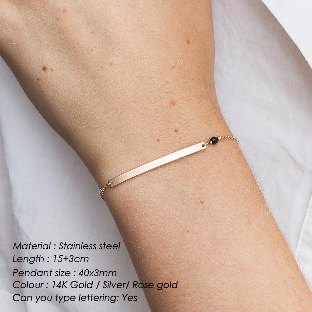 Personalised Girl's Tiny Bracelets