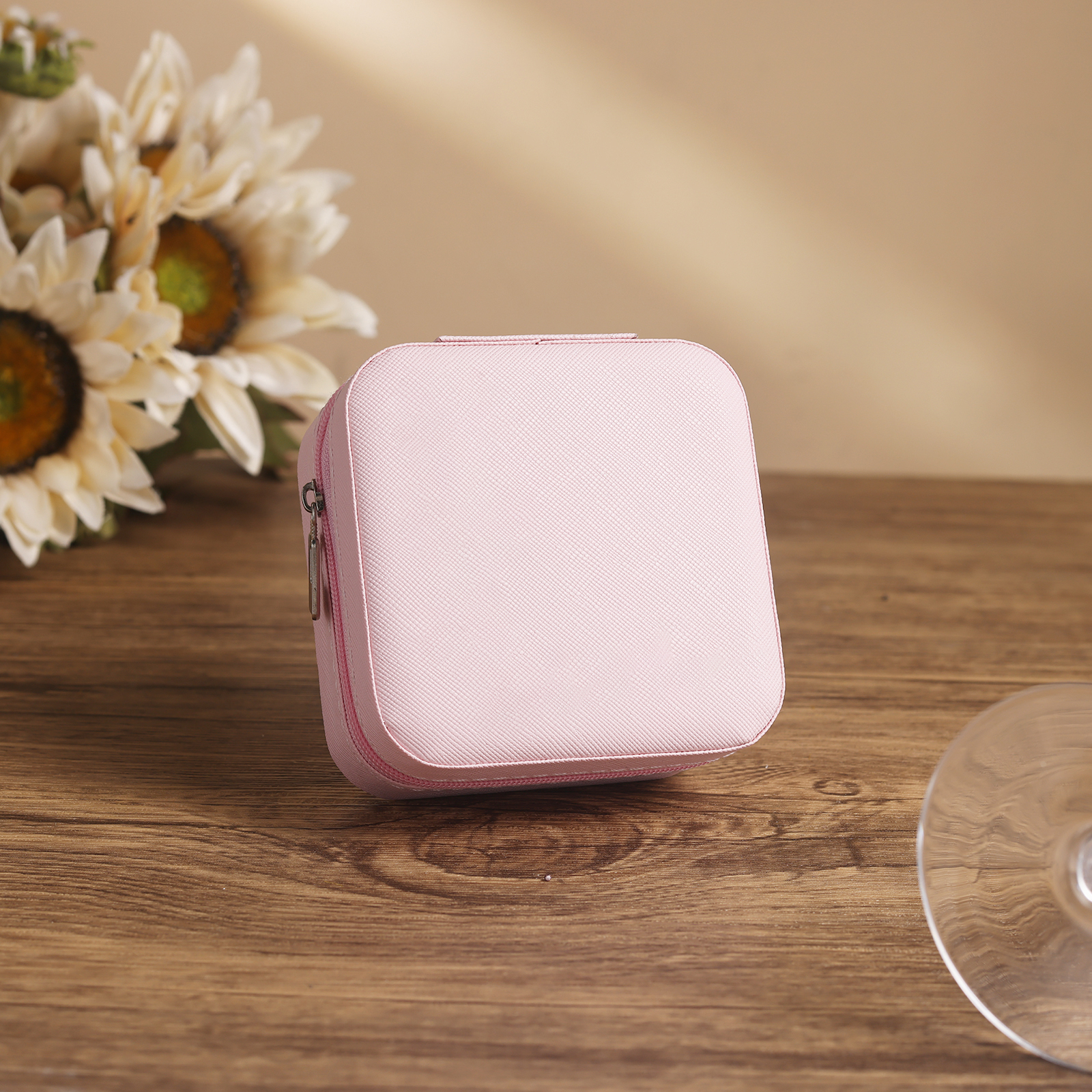 Jewelry Storage Box Gift Box Pink/White/Black Travel Jewelry Box Gifts for Women Girls-Jessemade AU