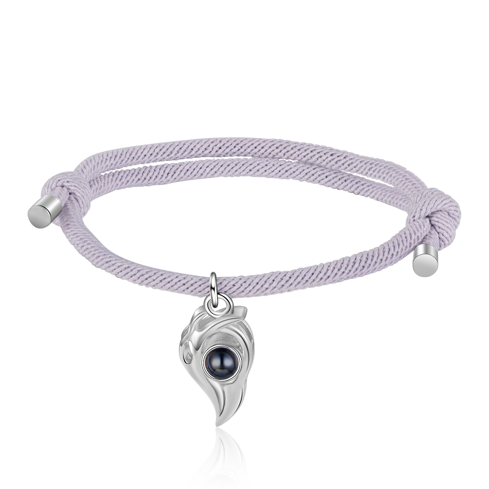 Personalised Magnetic Projection Bracelet Custom Photo Heart Couple Bracelet Creative Gift for Her-Jessemade AU