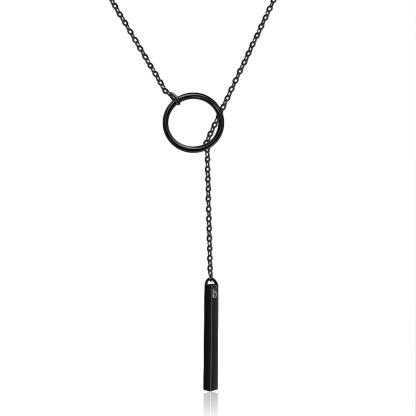 Personalised Bar Neckace Engraving Texts Or Names-Jessemade AU