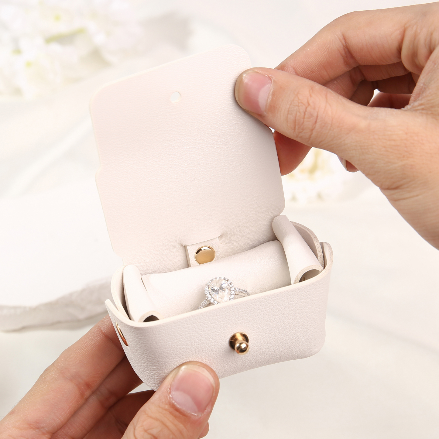 Personalised Name Exquisite Jewelry Box Ring Gift Box Ring Packaging Box-Jessemade AU