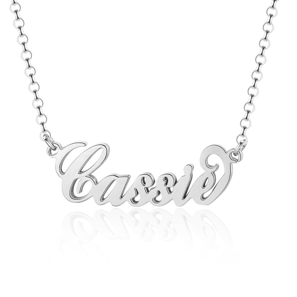 Personalised Necklace Custom 1 Name Necklace Gift For Her-Jessemade AU